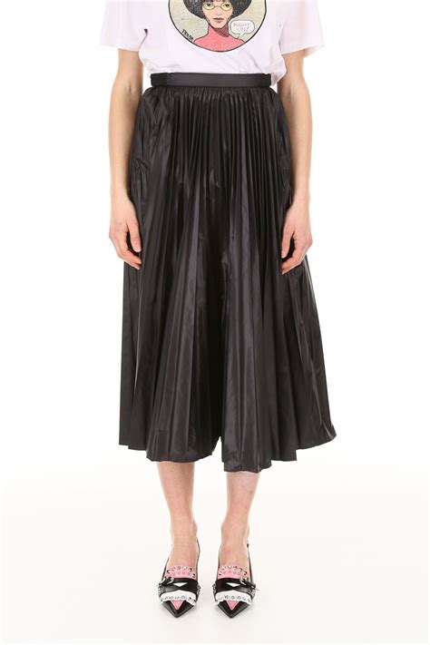 prada girls skirts|prada nylon pleated top.